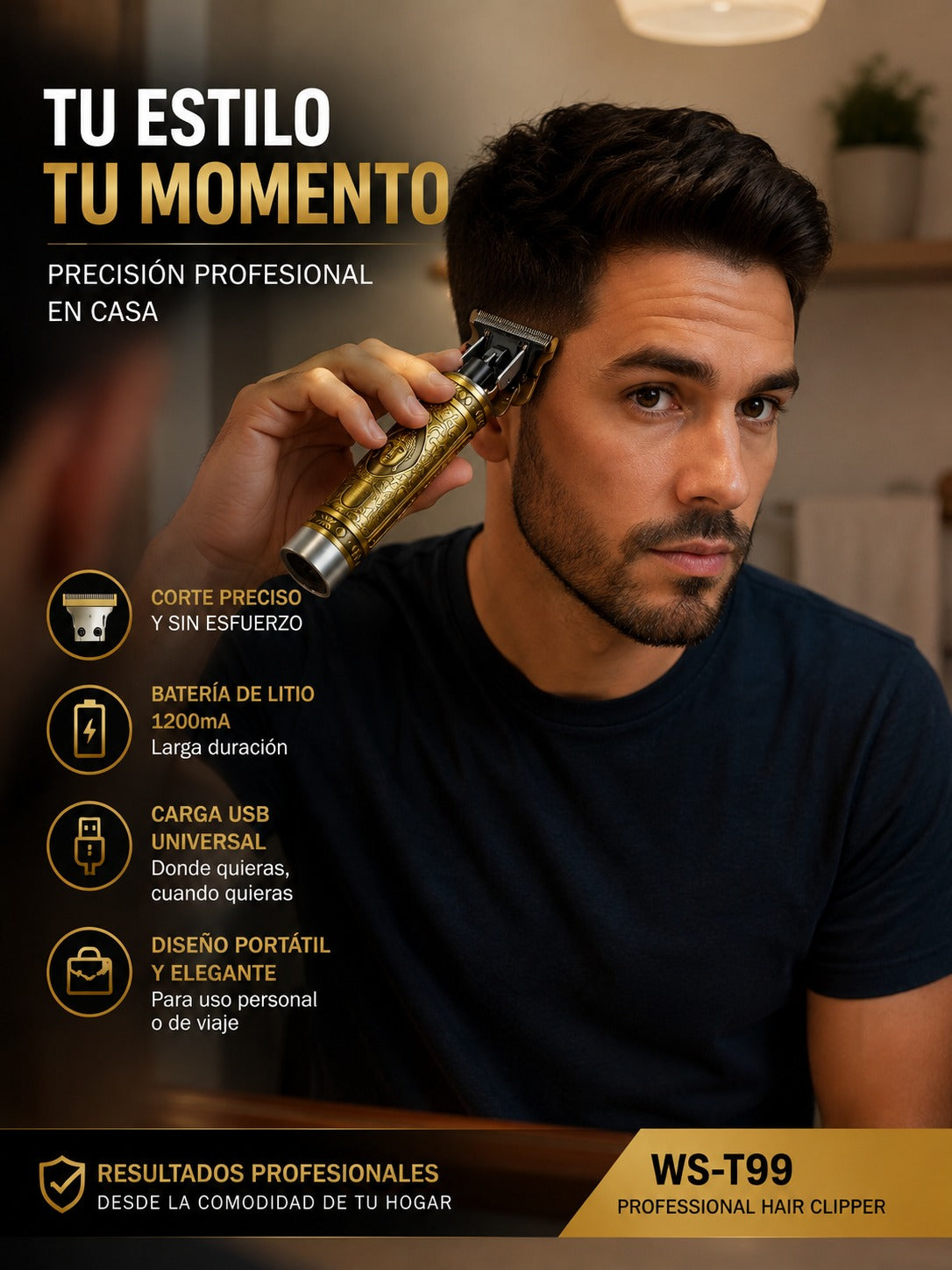 Rasuradora Profesional para Hombres